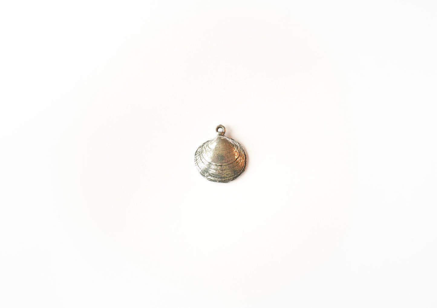 Scallop Shell Charm – Silver or Gold Finish | Britannium Beach Pendant for Jewelry Making
