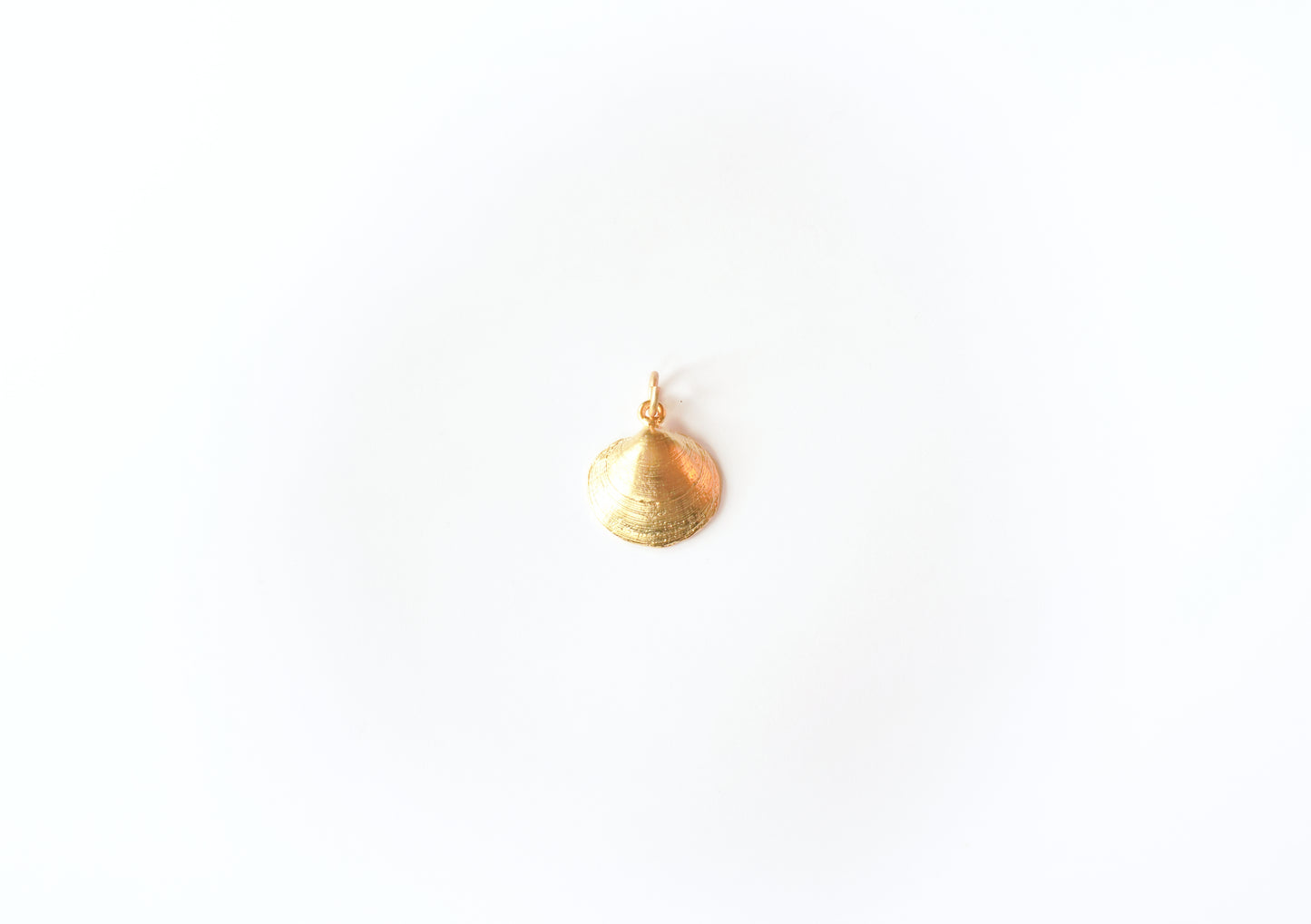 Scallop Shell Charm – Silver or Gold Finish | Britannium Beach Pendant for Jewelry Making