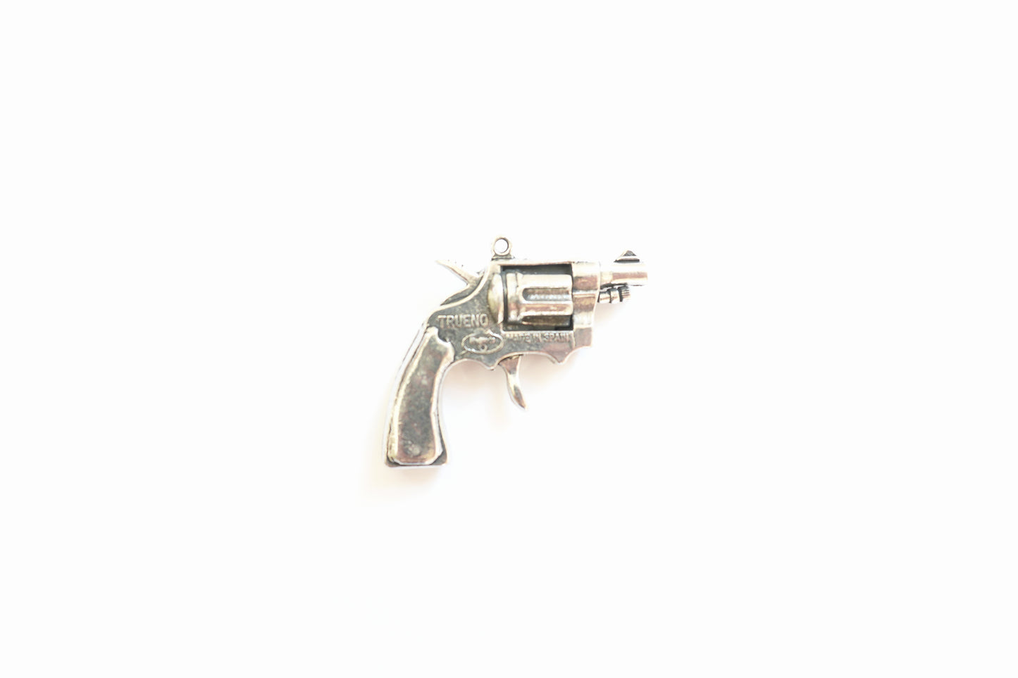 Revolver Gun Pendant – Silver or Gold Finish | Britannium Western Charm for Jewelry Making