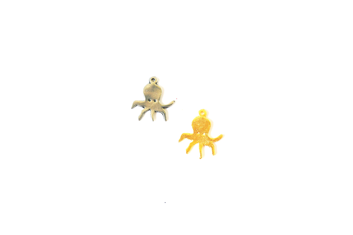 Small Octopus Charm | Nautical Sea Life Pendant | Tiny Ocean Charm for Jewelry | Marine Animal Charm | DIY Necklace & Bracelet Supply
