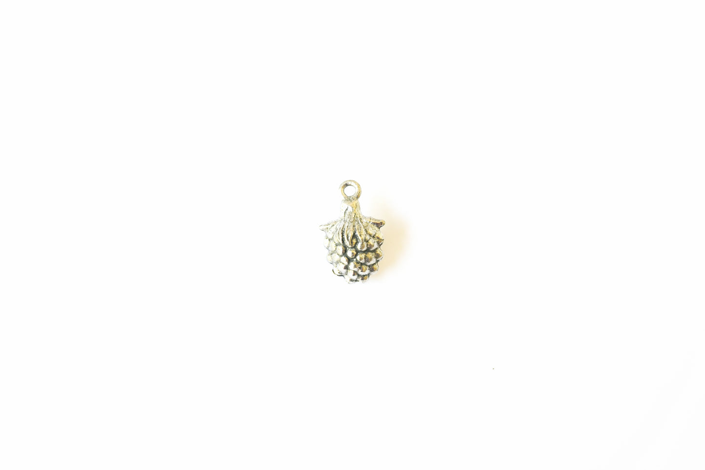 3D Grape Cluster Charm | Vineyard Fruit Pendant | Wine Lover Jewelry Charm | Tiny Grapes Charm for Bracelets & Necklaces | DIY Supply