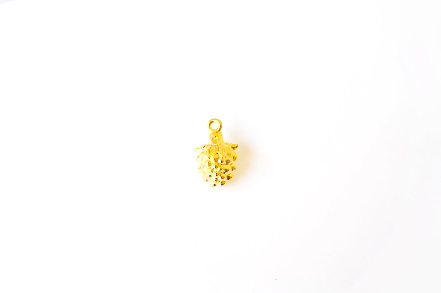 3D Grape Cluster Charm | Vineyard Fruit Pendant | Wine Lover Jewelry Charm | Tiny Grapes Charm for Bracelets & Necklaces | DIY Supply