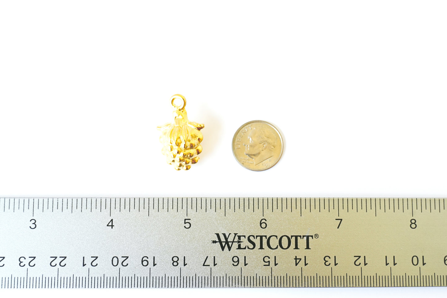 3D Grape Cluster Charm | Vineyard Fruit Pendant | Wine Lover Jewelry Charm | Tiny Grapes Charm for Bracelets & Necklaces | DIY Supply