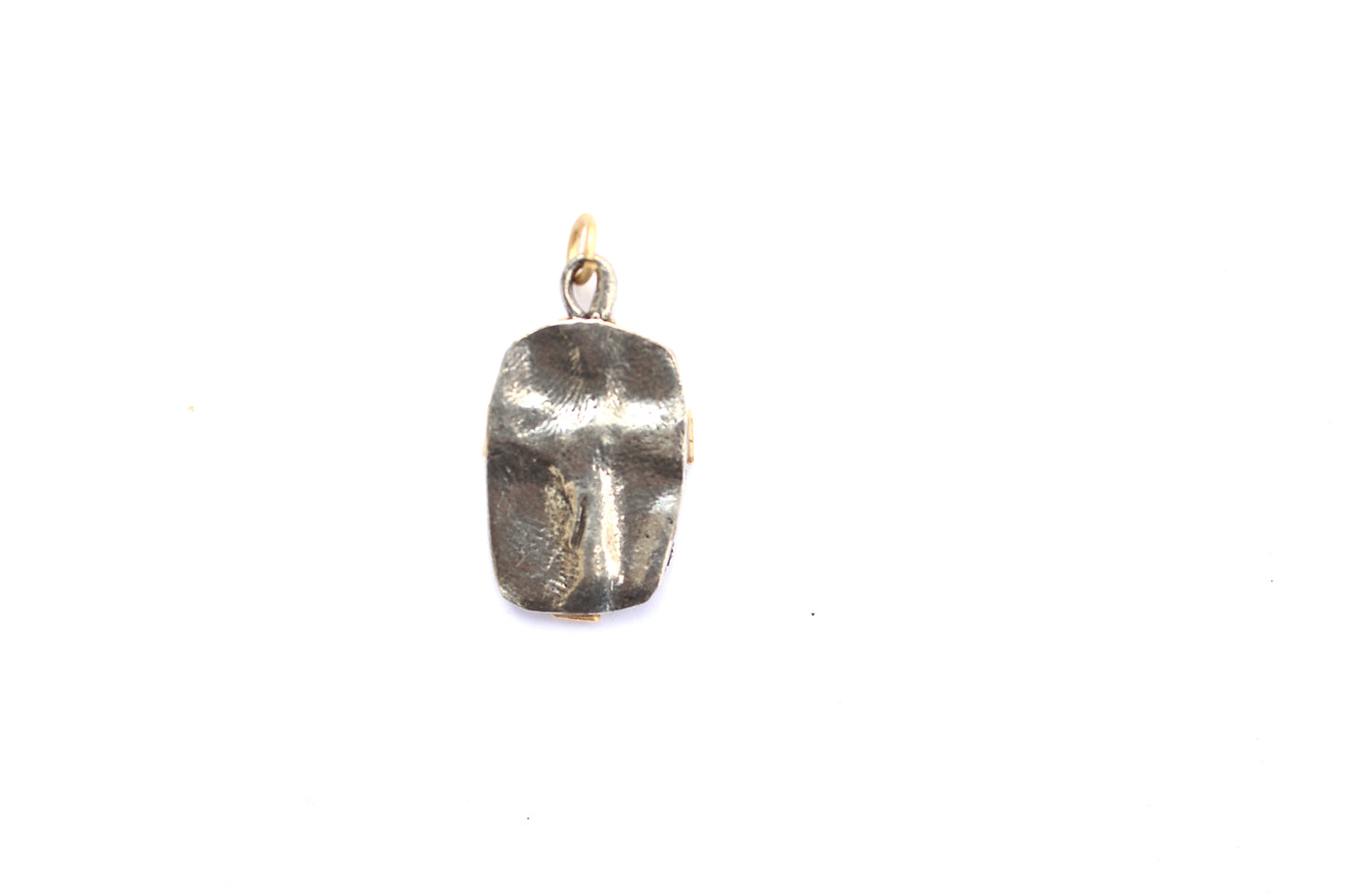 Cross Shield Pendant in Mixed Metal Britannium