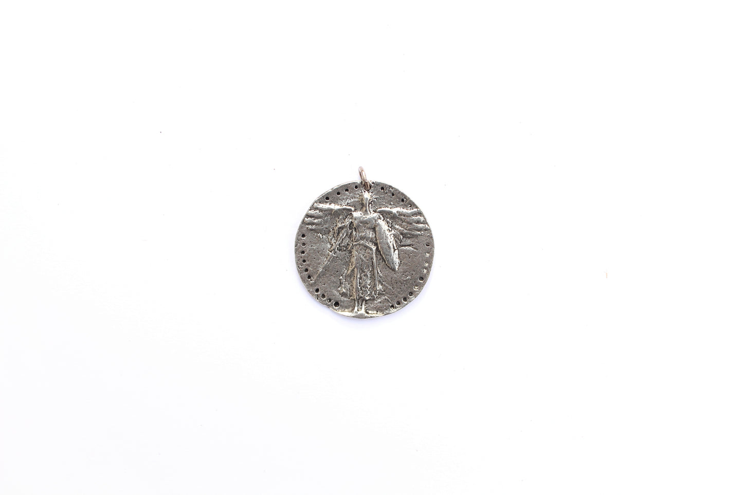 St. Michael Pendant in Britannium - Large – Guardian of Strength and Courage