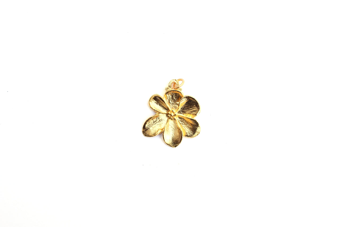 Cosmos Flower Pendant in Britannium – Organic Elegance in Blooms