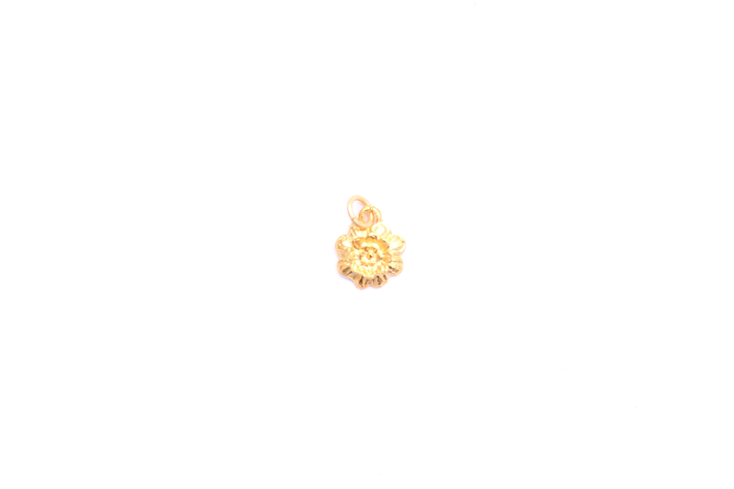 3D Tiny Flower Charm in Britannium – The Mini Collection - Delicate Beauty