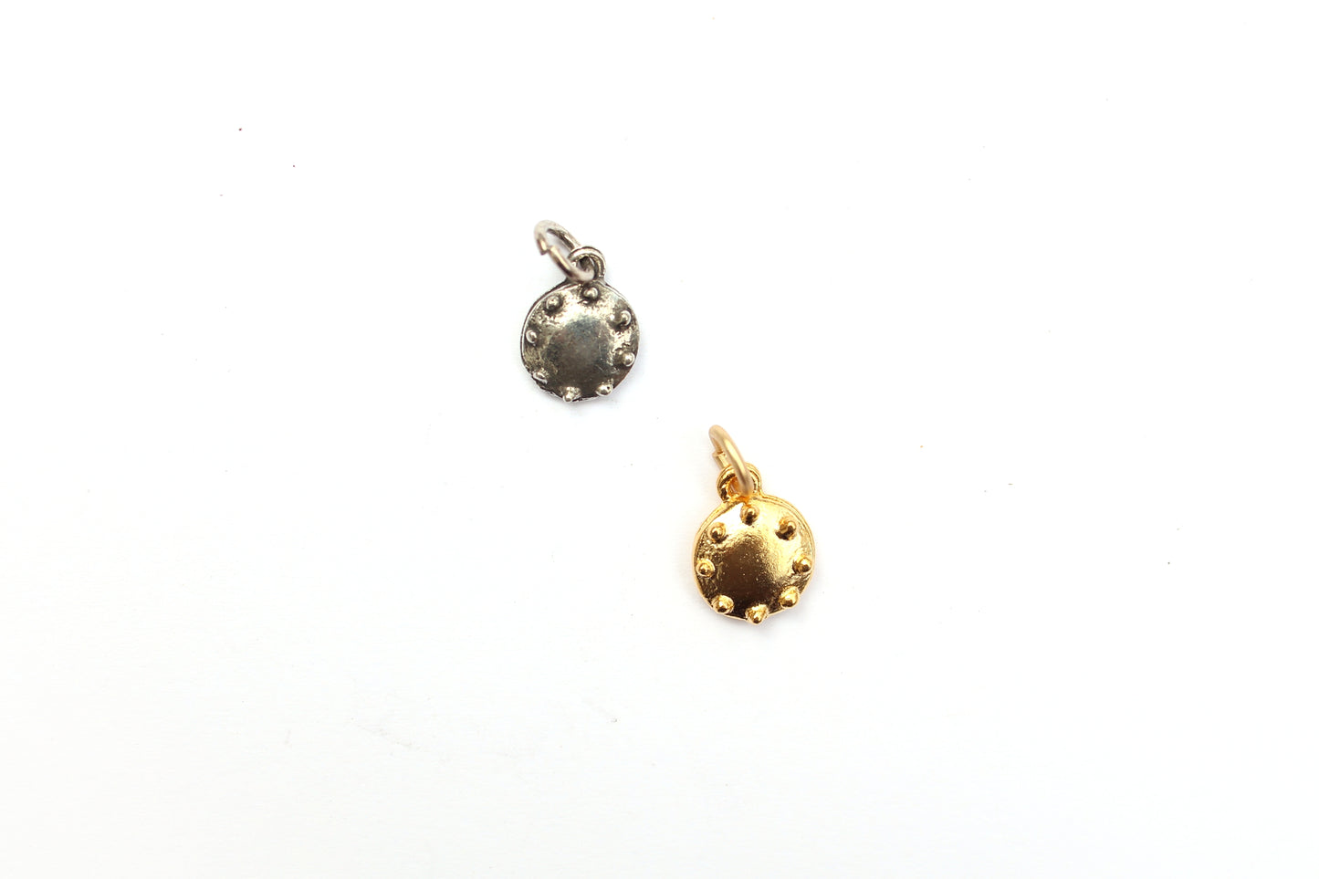 Tiny Shield Charm in Britannium – The Mini Collection