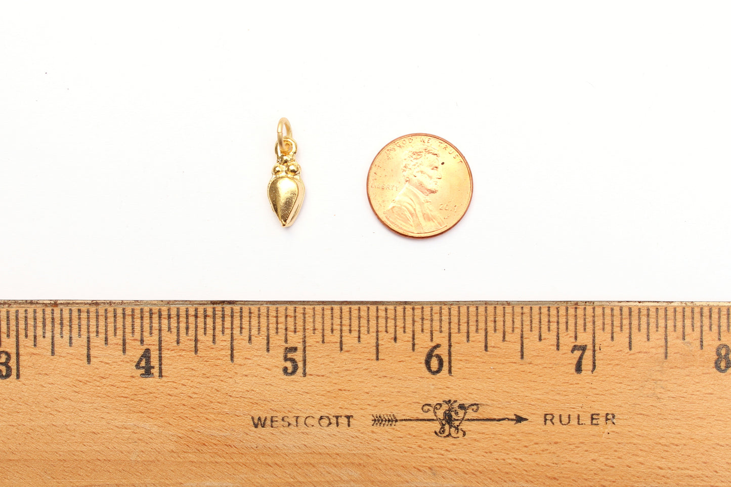 Tiny Ornate Teardrop in Britannium – The Mini Collection
