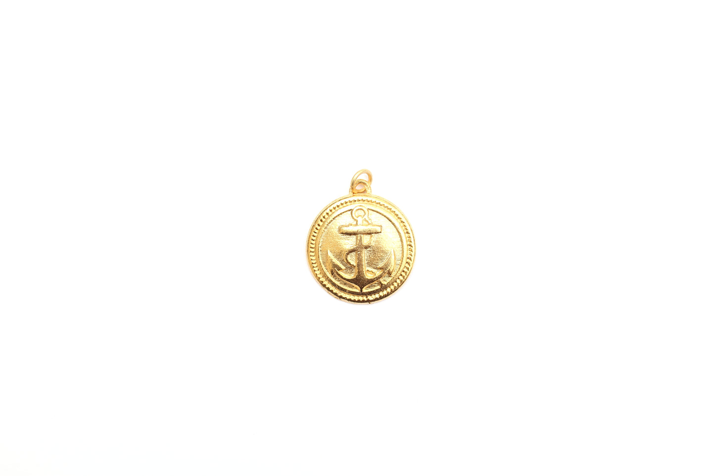Ship Anchor Pendant in Britannium – Nautical Heritage with Braided Elegance