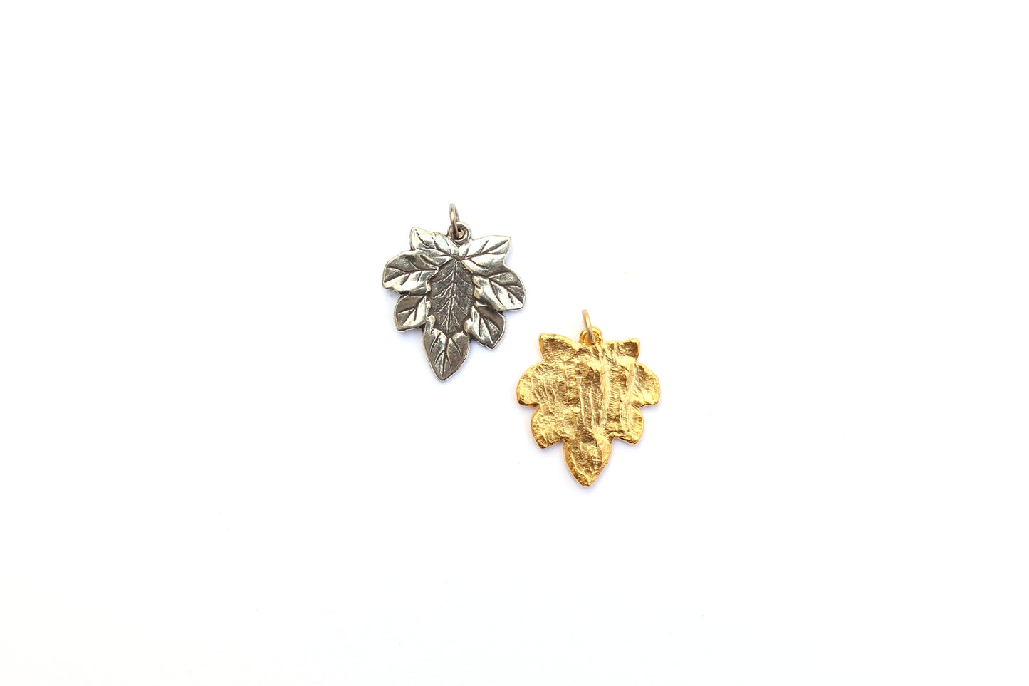 Maple Leaf Pendant in Britannium – Nature's Elegance in Jewelry Form