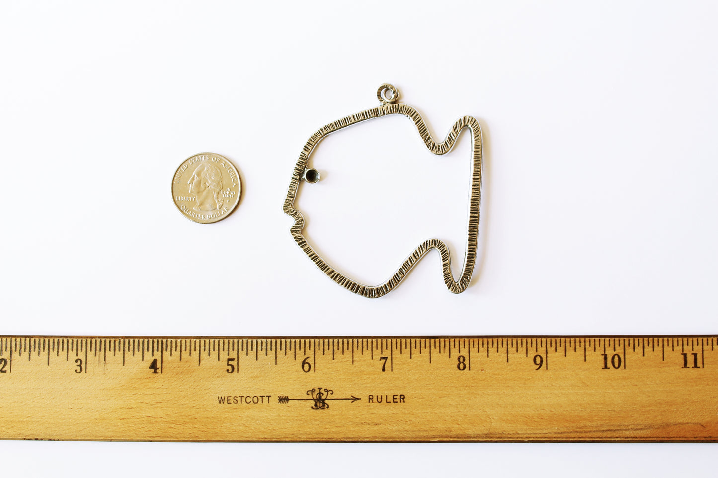 Frank the Fish - Large Outline Pendant