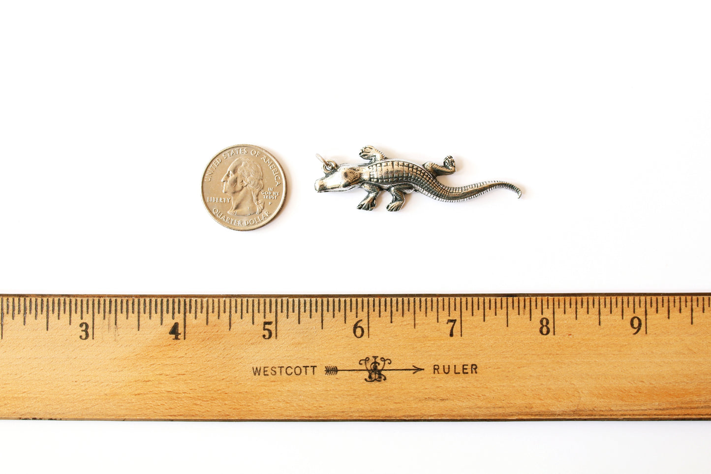 Britannium Alligator Pendant or Charm