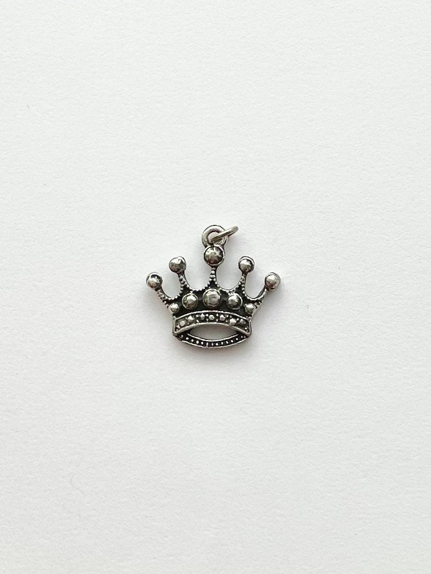 Crown Charm, Claddagh, Silver Charm, Gold Charm, Gold Pendant, Silver Pendant, Queen Charm, King Charm, Silver Earring, Crown Earring