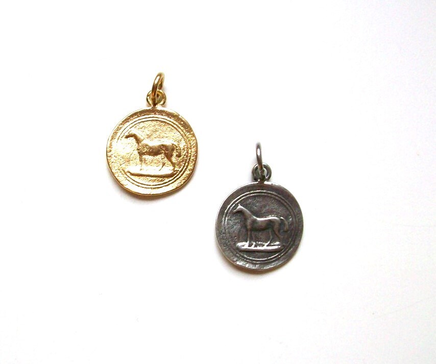Horse Charm, Wax Seal Horse, Equestrian Jewelry, Equestrian Charm, Horse Pendant, Charm Bracelet
