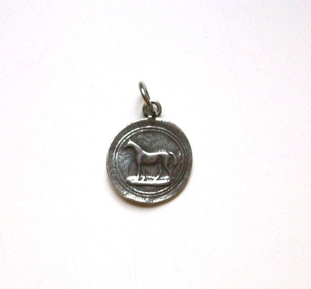 Horse Charm, Wax Seal Horse, Equestrian Jewelry, Equestrian Charm, Horse Pendant, Charm Bracelet