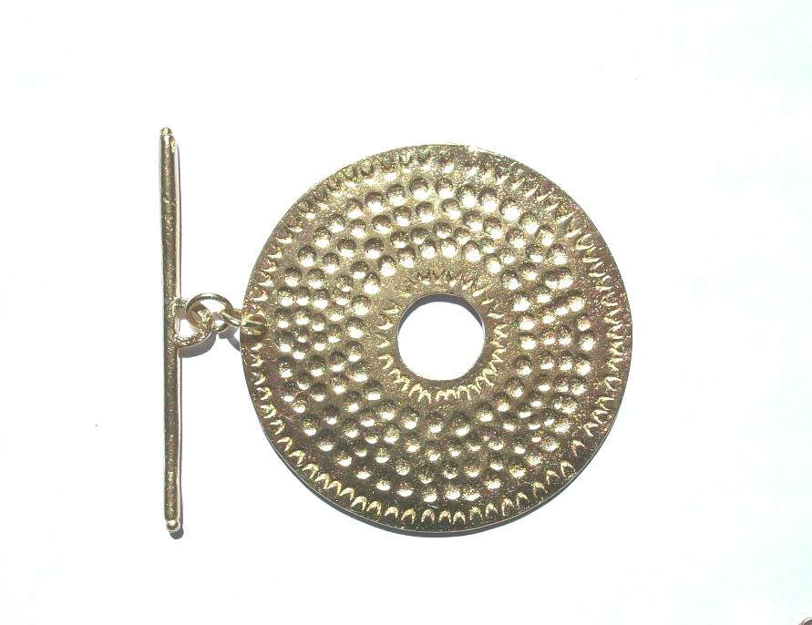 Large Gold Toggle Clasp, Pewter Toggle, Toggle Clasp, Hammered Clasp, Hammered Toggle, Gold Toggle, Oversized Clasp, Statement Clasp, Supply