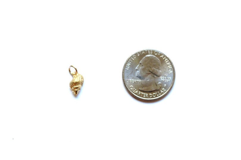 Shell Charm, Shell Earrings, Silver Shell, Beach Charm, Seashell, Nautical Charm, Nautical Jewelry, Nautical Necklace, Conch Shell