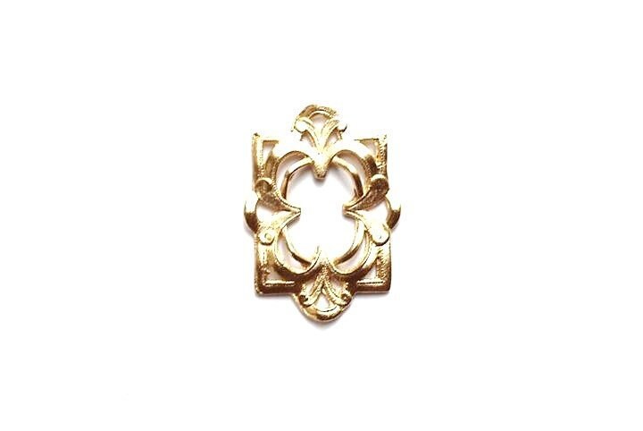 Gold Connector Component, Multi Strand, Divider Bar, Jewelry Making, Jewelry Supply, End Bar, Vintage, Pewter Component, Jewelry Finding