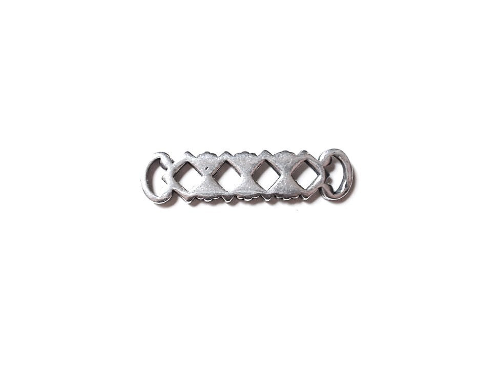 Gold Connector Component, Necklace Connector, Pewter Finding, Divider Bar, Earring Component, Jewelry Making, Jewelry Supply, Multi Strand