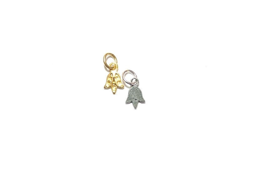 Gold Lily of the Valley Charm, Lily Charm, Pewter Charm, Flower Charm, Gold Flower, Gold Charm, Tiny Charm, Jewelry Making, Gold Lily