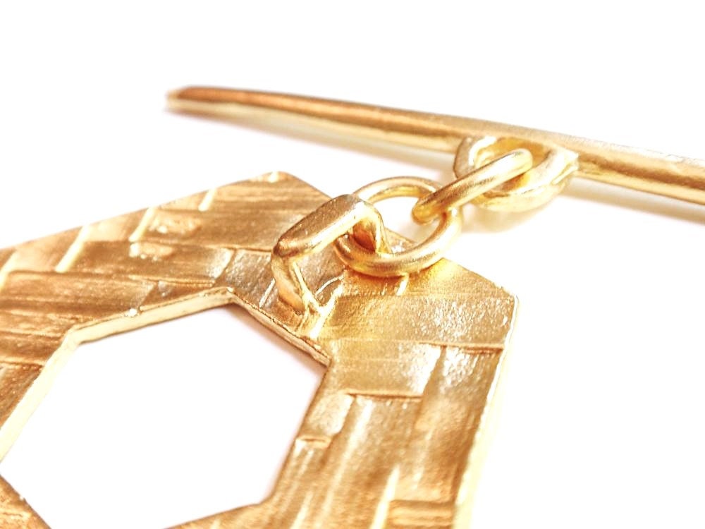 Large Gold Toggle, Gold Toggle, Gold Clasp, Jewelry Finding, Basket Weave, Pewter Finding, Pewter Clasp, Pewter Toggle, Large Clasp