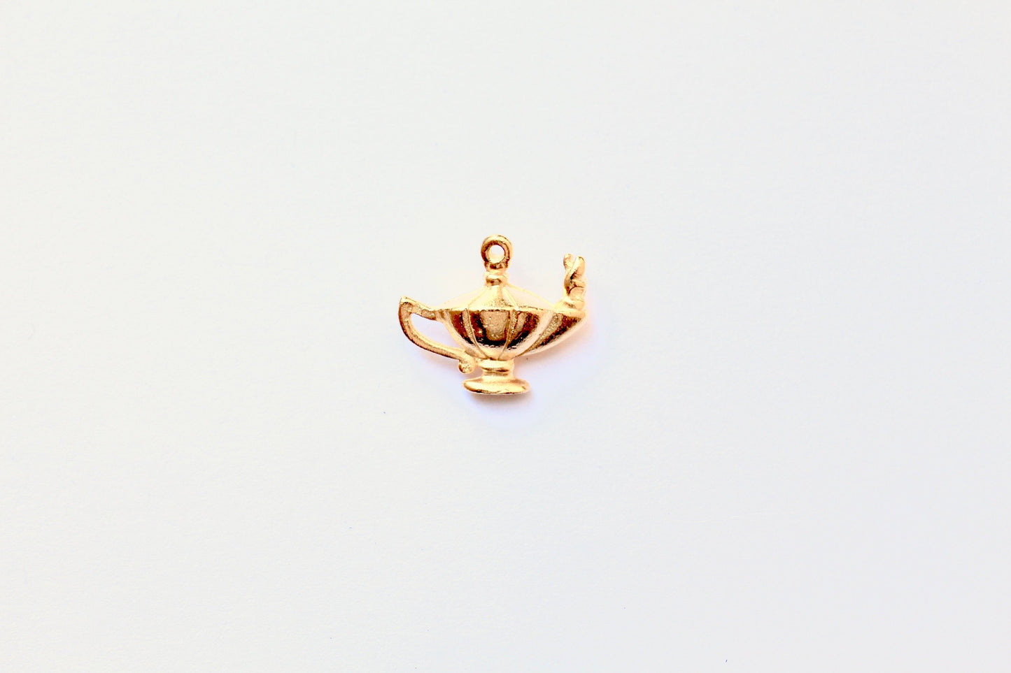 Gold Teapot Charm, Genie Lamp, Aladdin's Lamp, Magic Lamp, Disney Charm, Disney Jewelry, Gold Charm, Charm Bracelet, Jewelry Making, Genie