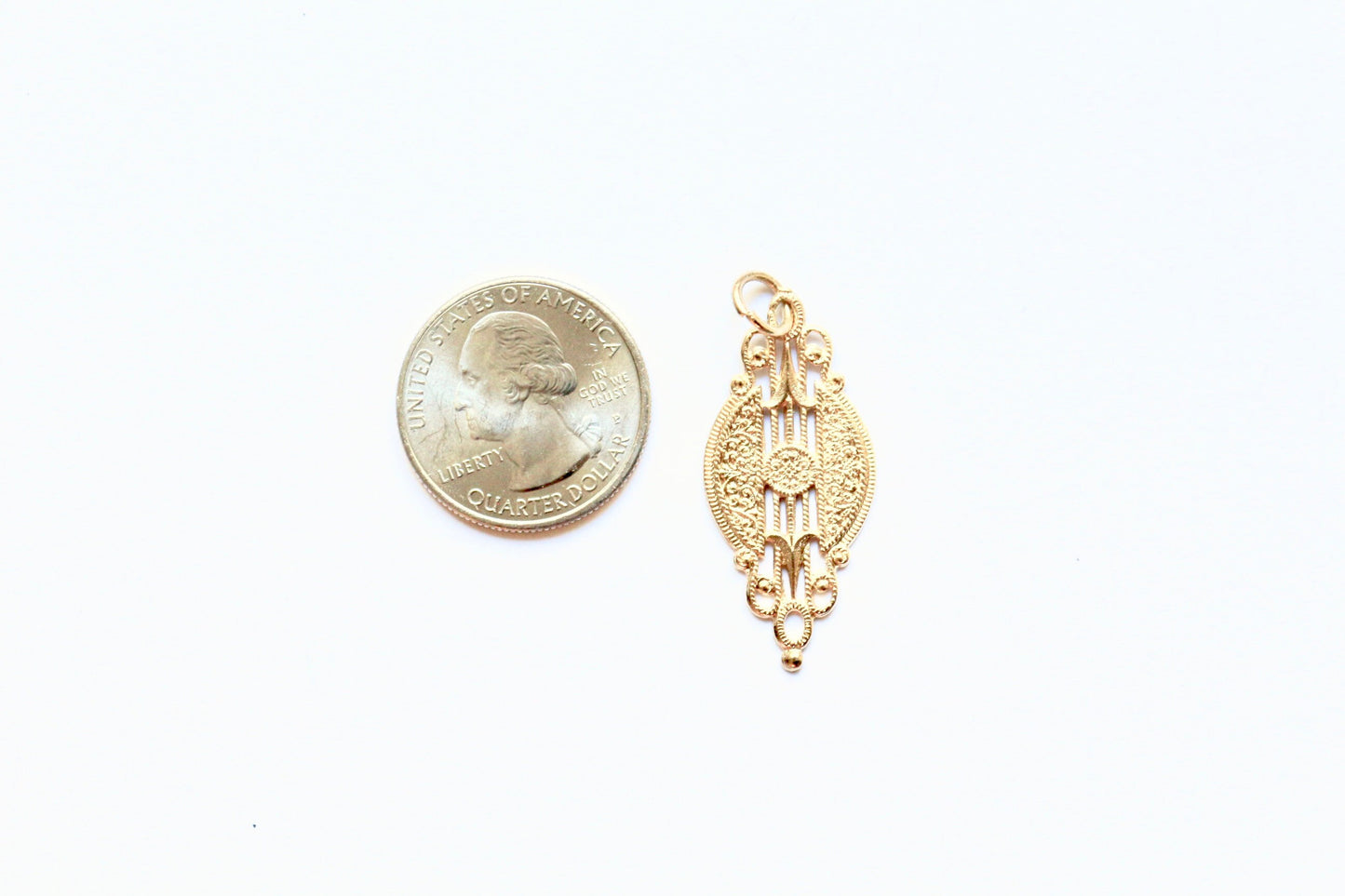 Gold Deco Connector, Vintage Connector, Antique Supply, Antique Jewelry, Art Deco Jewelry, Earring Component, Pewter Finding, Britannium