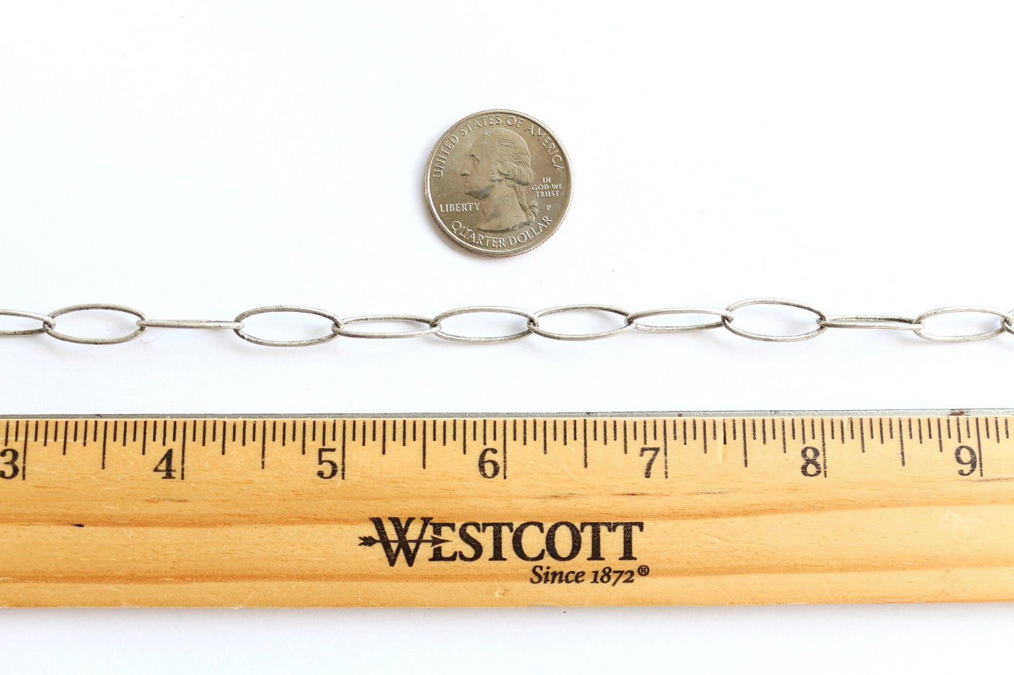 Bulk Jewelry Making Link Chain, Wholesale Chain, Bulk Chain, Paperclip Chain, Jewelry Making, Oval Link Chain, Extender Chain, Loop Chain