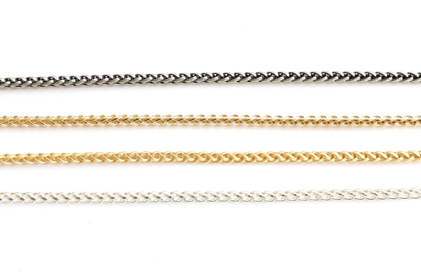 Wheat Chain By The Foot, Snake Chain, Brass Chain, Silver Chain, Gold Chain, Jewelry Supply, Jewelry Finding, Bulk Chain, Wholesale Chain