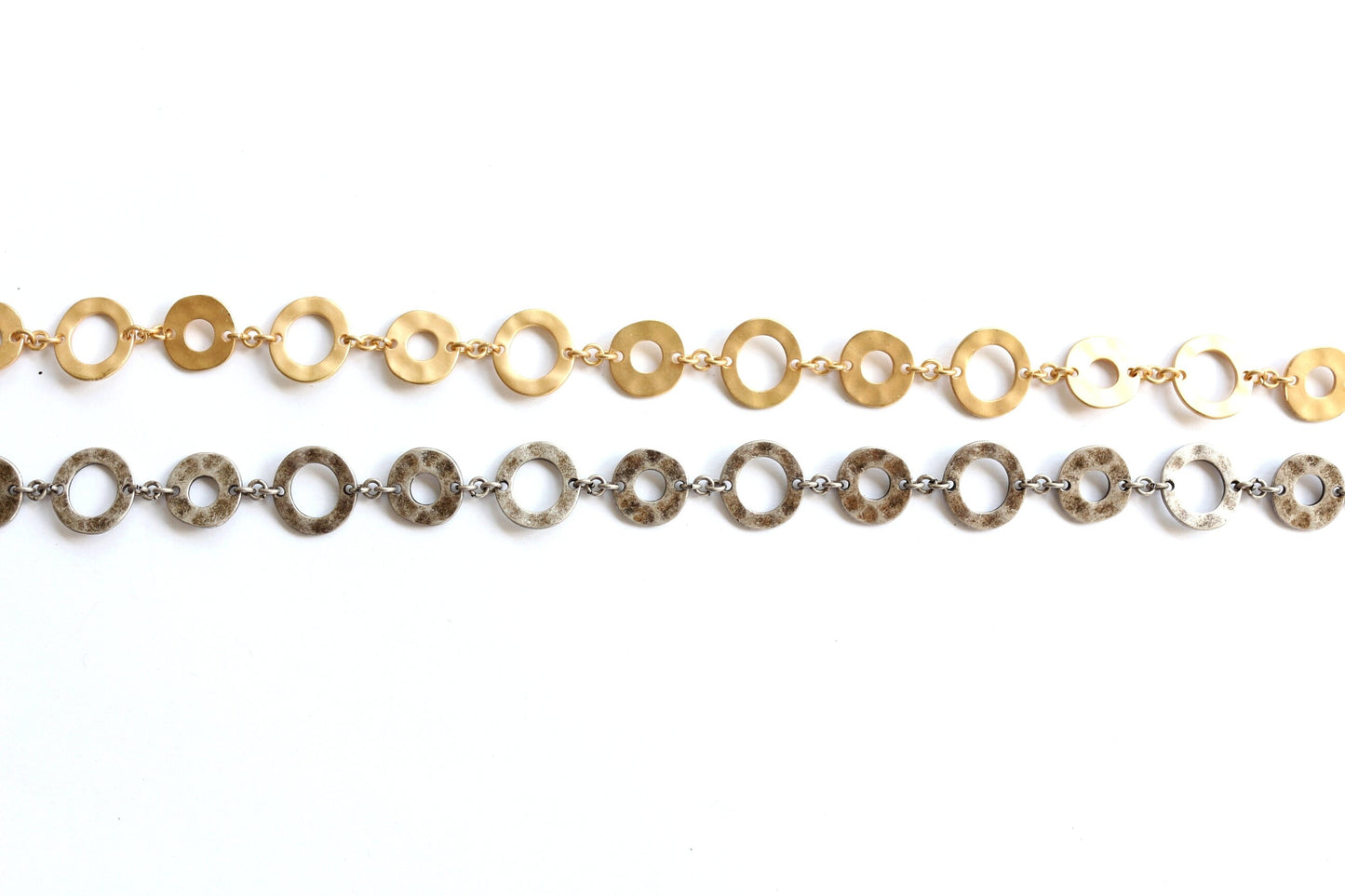 Wholesale Ring Chain, Doughnut Chain, Brass Chain, Chain by the Foot, Jewelry Supply, Jewelry Finding, Necklace Chain, Jewelry Design, Chain