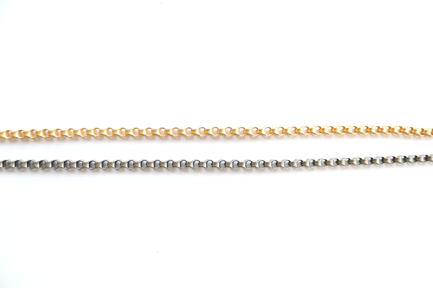 Figure 8 Chain By The Foot, Link Chain, Brass Chain, Silver Chain, Gold Chain, Jewelry Supply, Jewelry Finding, Bulk Chain, Wholesale Chain