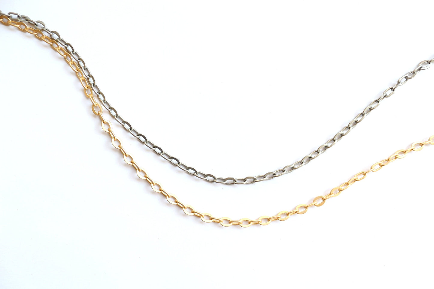 Oval Link Chain, Bulk Chain, Gold Chain, Silver Chain, Wholesale Chain, Chain by the Foot, Jewelry Design, Jewelry Making