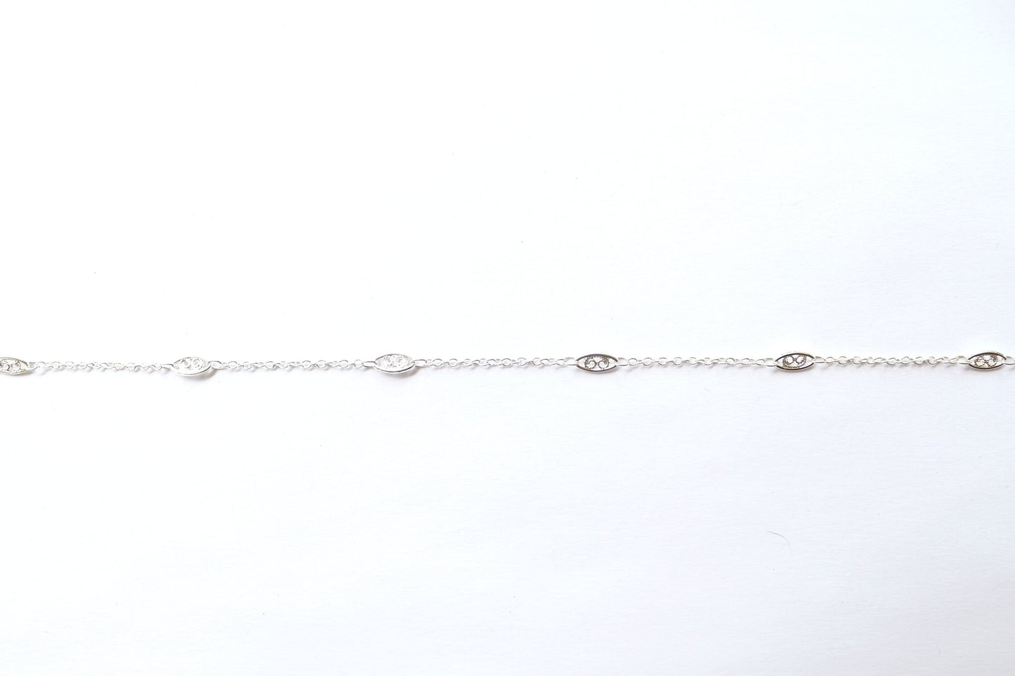 Bulk Link Chain, Jewelry Making Link Chain, Wholesale Chain, Bulk Chain, Fine Filigree Chain, Sectioned Chain, Brass Chain, Gold