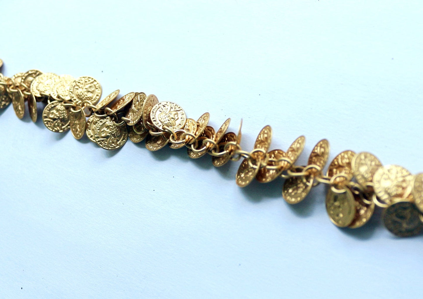 Statement Coin Chain, Wholesale Chain, Chain by the Foot, Bulk Chain, Jewelry Supply, Dangle Chain, Coin Necklace, Coin Jewelry, Findings