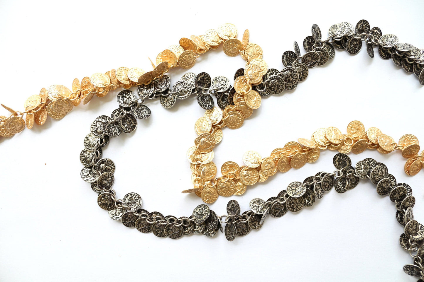 Statement Coin Chain, Wholesale Chain, Chain by the Foot, Bulk Chain, Jewelry Supply, Dangle Chain, Coin Necklace, Coin Jewelry, Findings