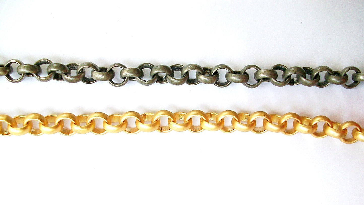 Bulk Jewelry Making Chain, Wholesale Chain, Bulk Chain, Jewelry Finding, Jewelry Making, Rolo Chain, Heavy Chain, Gold Chain,Silver Chain