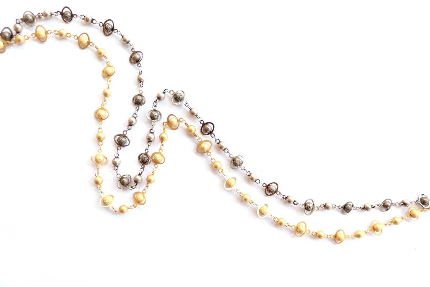 Planet Chain, Beaded Chain, Wholesale Chain, Gold Chain, Silver Chain, Rosary Chain, Chain by the Foot, Saturn Chain