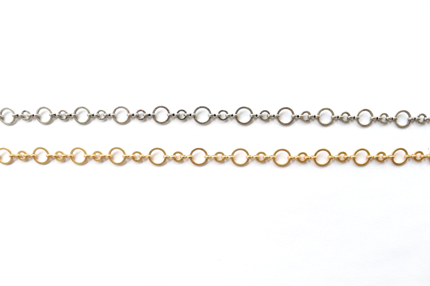Bulk Chain By The Foot, Loop Chain, Circle Chain, Jewelry Finding, Jewelry Supplier, Necklace Chain, Charm Bracelet Chain, Gold Chain,Silver