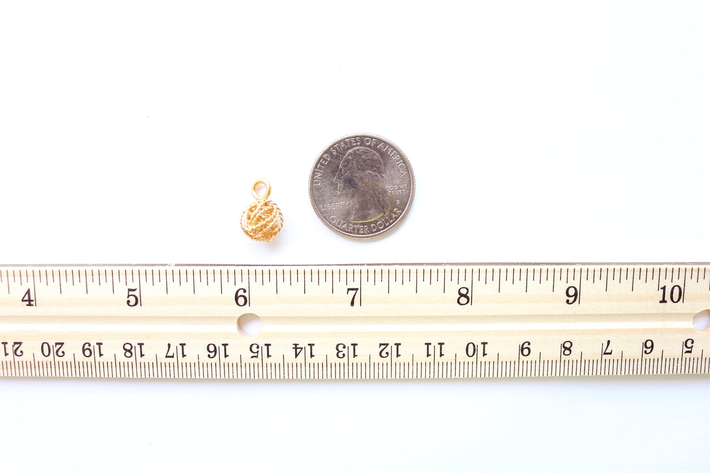 Balinese Silver Knot Charm, Sailor Knot, Bali Charm, Silver Knot, Gold Knot, Jewelry Finding, Nautical Charm, Jewelry Component, Bali