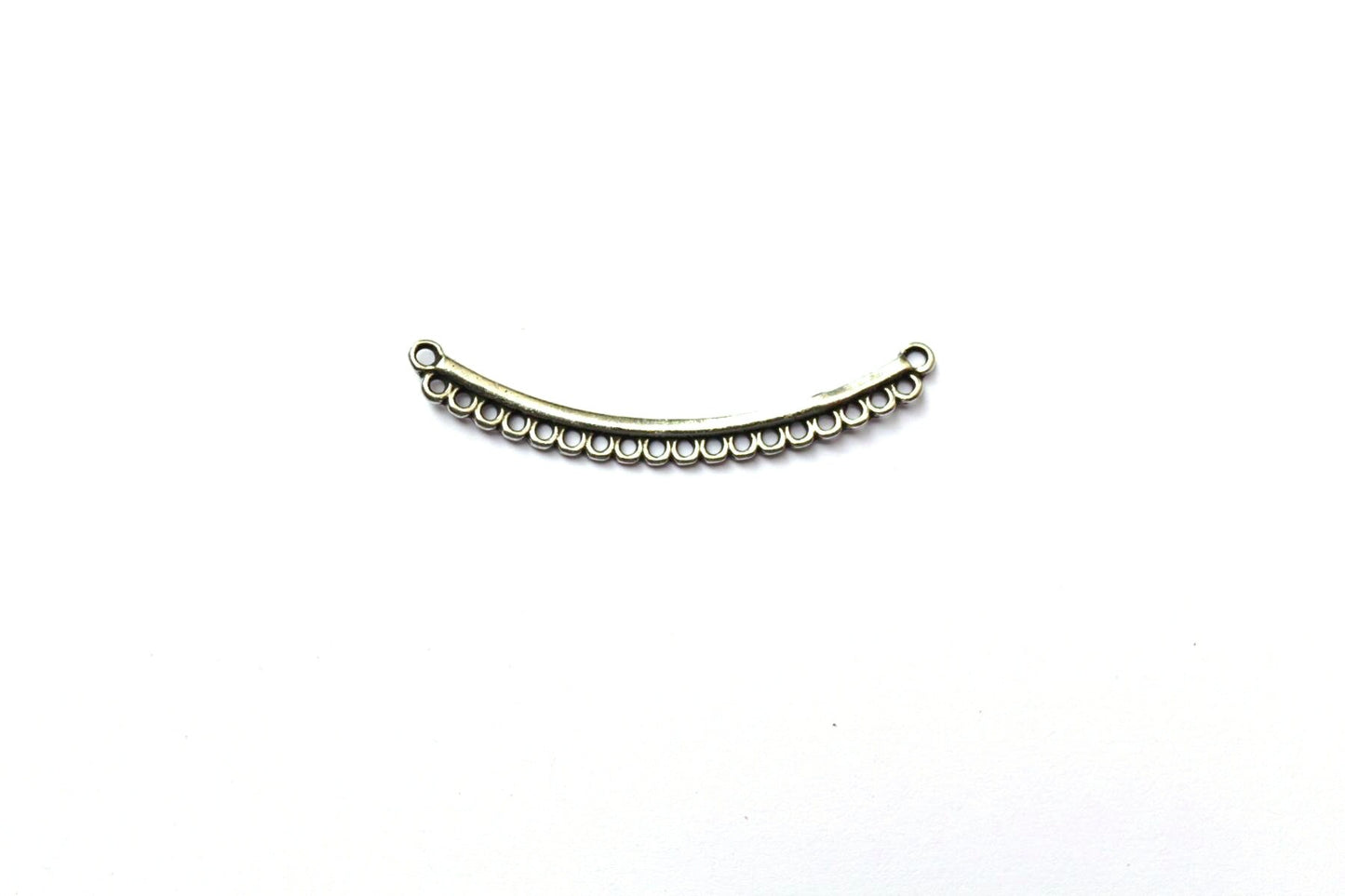 Gold Scalloped Pendant Component, Jewelry Making, Jewelry Supply, Charm Hanger, Gold Pendant, Jewelry Finding, Britannium, Pewter, Hanger