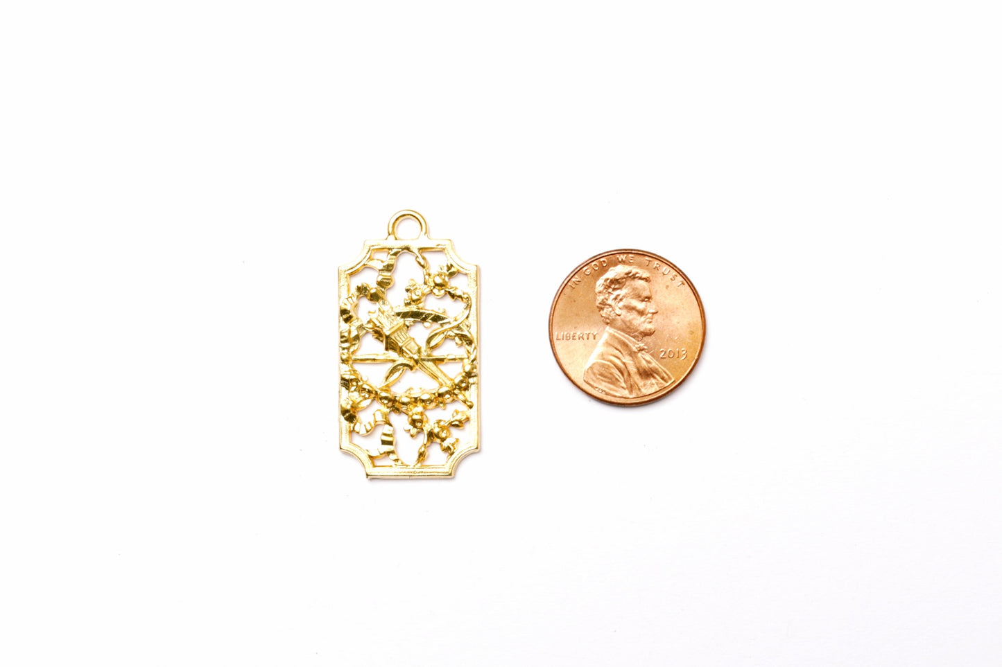 Vintage Britannium Torch Charm, Pewter Component, Jewelry Making, Torch Pendant, Vintage Charm, Vintage Pendant, Antique Charm, Filigree