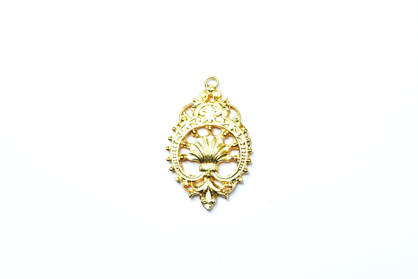 Vintage Britannium Ornate Teardrop Component, Pewter Component, Jewelry Making, Jewelry Supply, Jewelry Making, Teardrop Finding, Component
