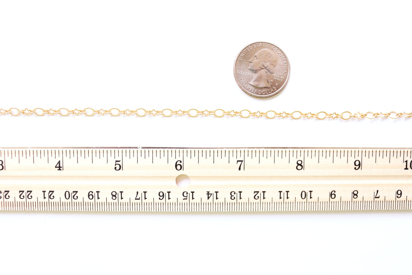 Squoval Starburst Chain, Jewelry Making, Link Chain, Wholesale Chain, Bulk Chain,Jewelry Finding, Jewelry Making, Extender Chain, Loop Chain