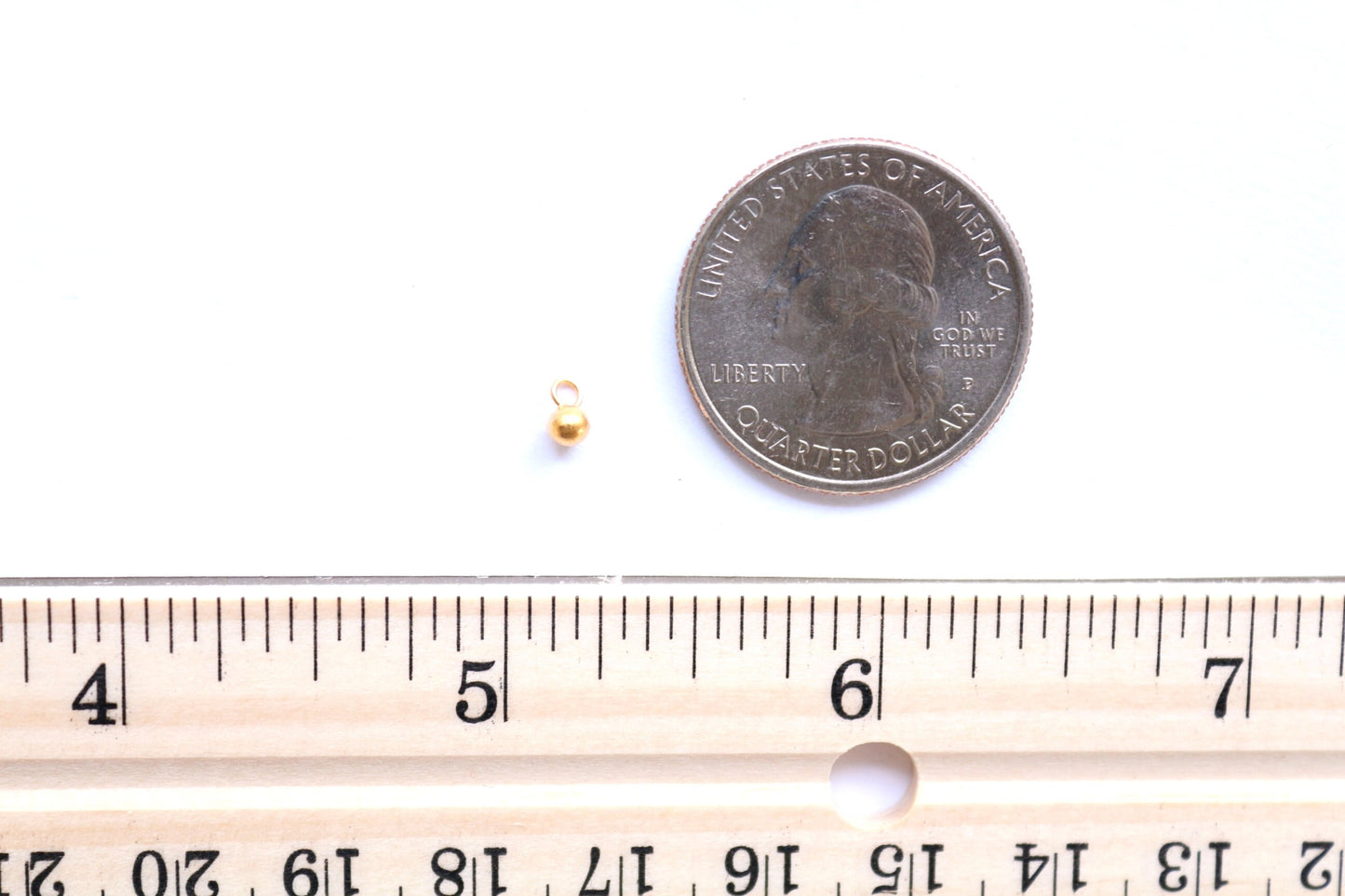 Minimalist Tiny Dangle Charm, Bali Silver Finding, Round Drop Charm, Balinese Silver, Jewelry Finding, Jewelry Component, Tiny Charm,Vermeil