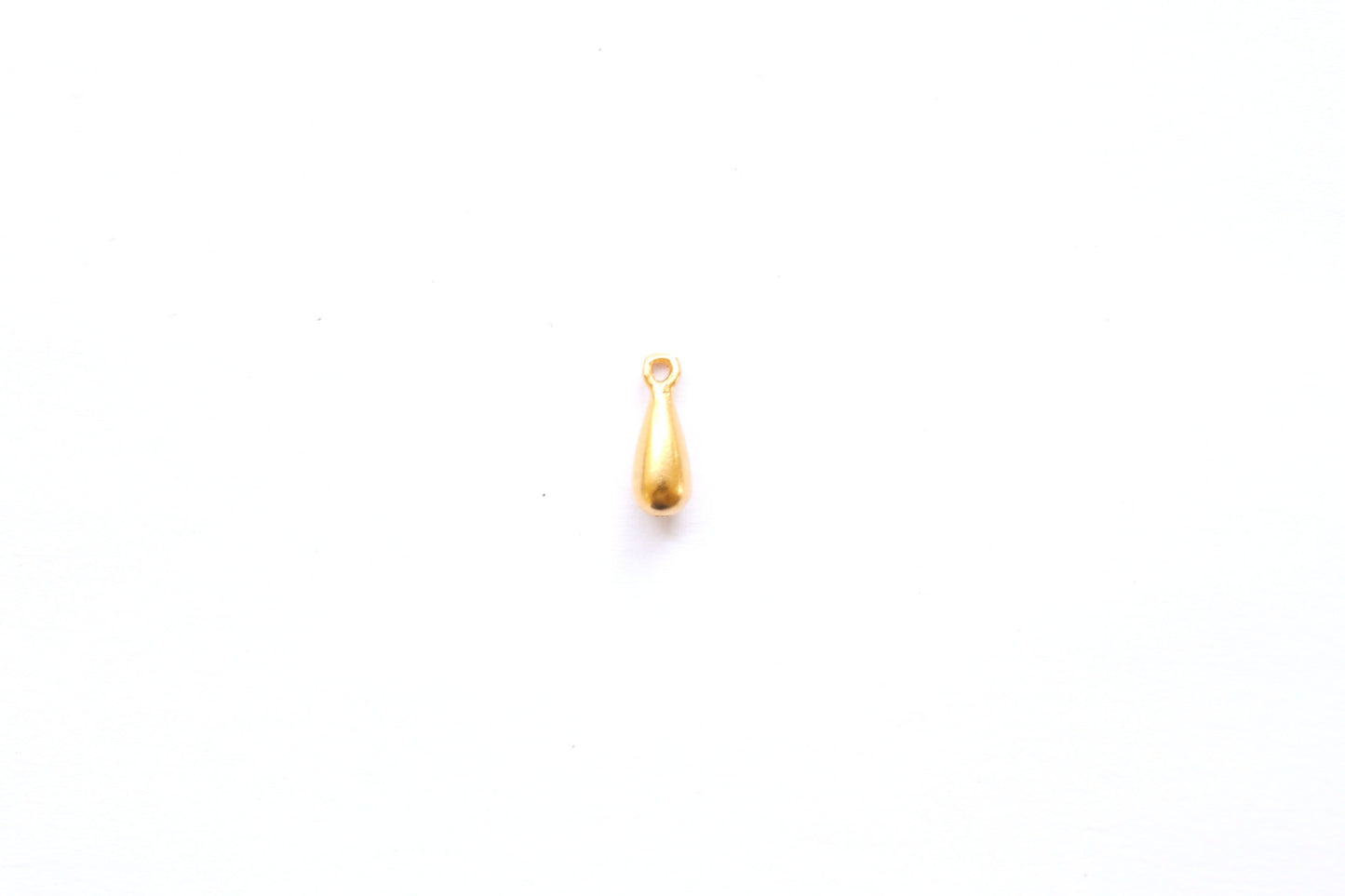 Minimalist Tiny Teardrop Charm, 3D Teardrop, Bali Silver Finding, Drop Charm, Balinese Silver, Jewelry Finding, Jewelry Component,Tiny Charm