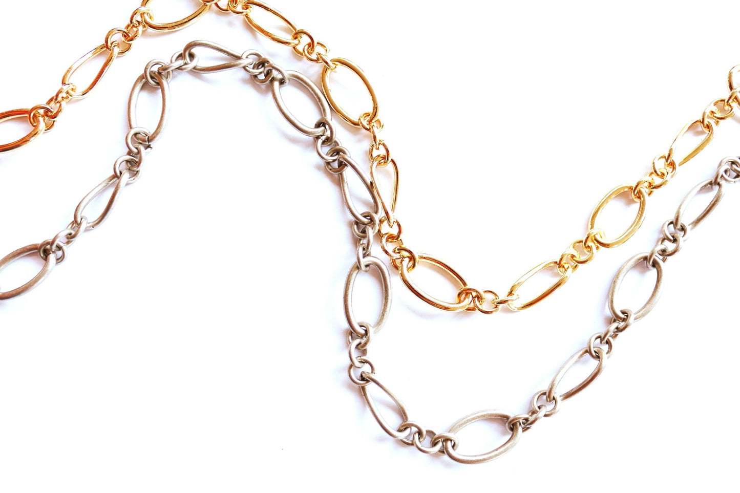 Twisted Oval Chain, Bulk Chain, Wholesale Chain, Heavy Chain, Bulk Chain, Statement Chain, Wholesale Chain, Large Link Chain, Necklace Chain