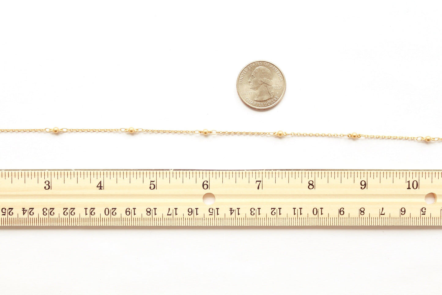Ball and Chain Rosary Chain, Rosary Style Chain, Bulk Chain, Rosary Chain by Foot, Gold Chain, Silver Chain, Ball Chain, Wholesale Chain