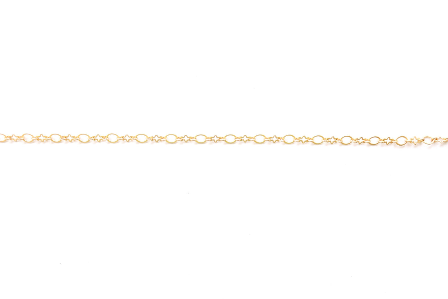 Squoval Starburst Chain, Jewelry Making, Link Chain, Wholesale Chain, Bulk Chain,Jewelry Finding, Jewelry Making, Extender Chain, Loop Chain