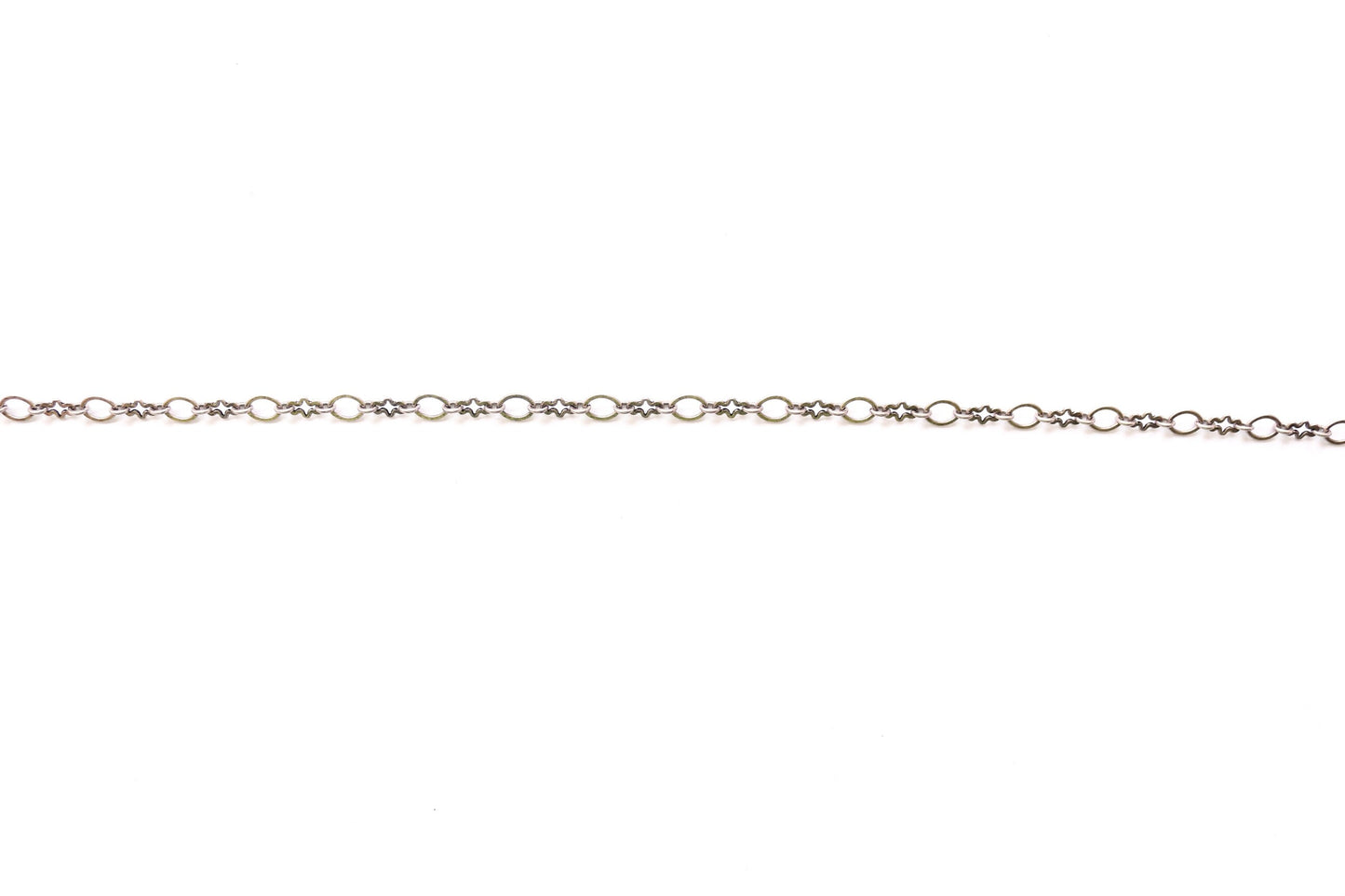 Squoval Starburst Chain, Jewelry Making, Link Chain, Wholesale Chain, Bulk Chain,Jewelry Finding, Jewelry Making, Extender Chain, Loop Chain